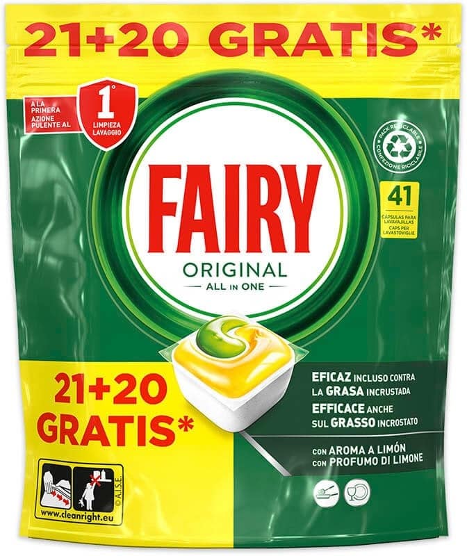 Cápsulas para lava-louças FAIRY ALL IN 1 LEMON - Image 3