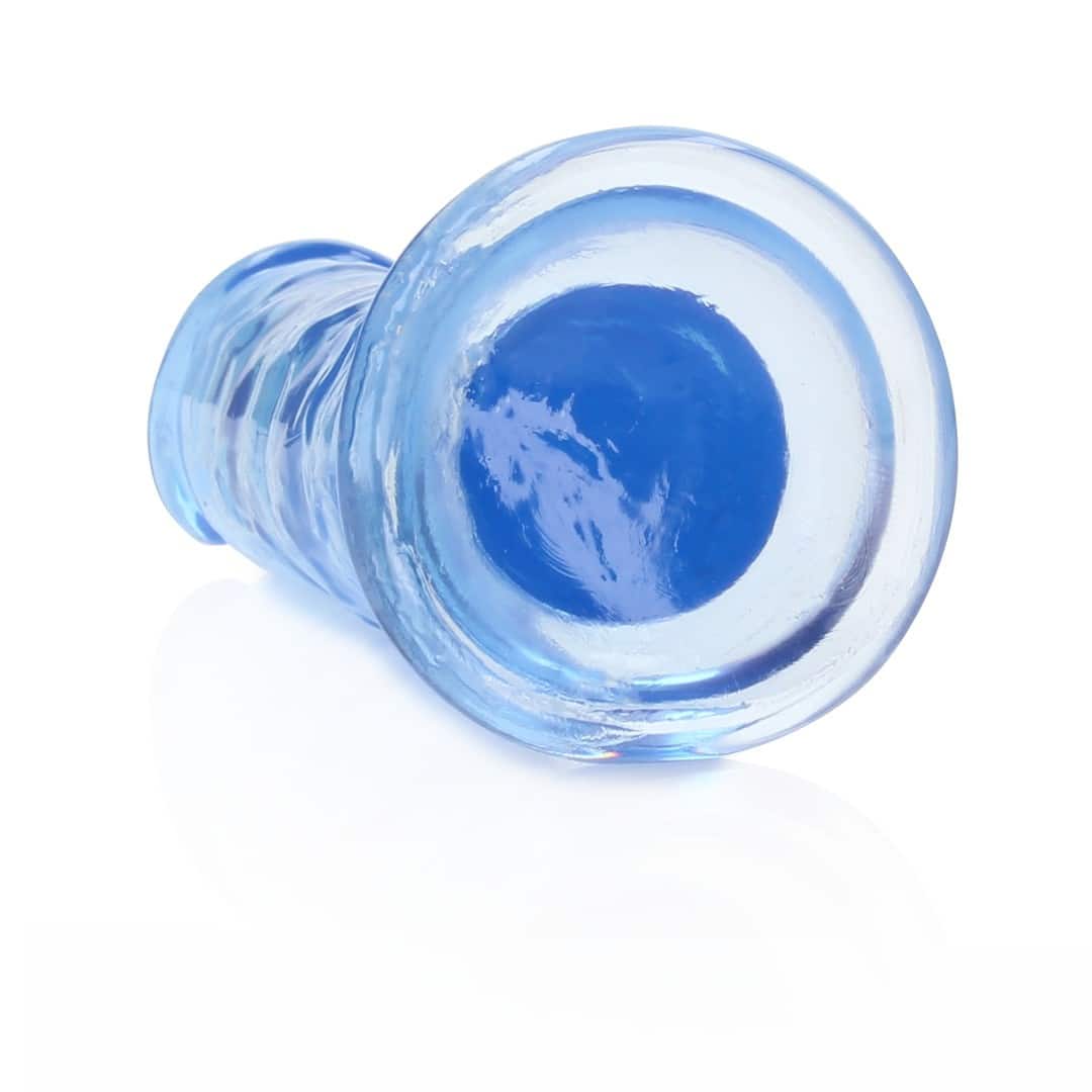 Dildo Straight Realistic Crystal Clear 6 /14,5 Cm Azul Realrock - Image 5