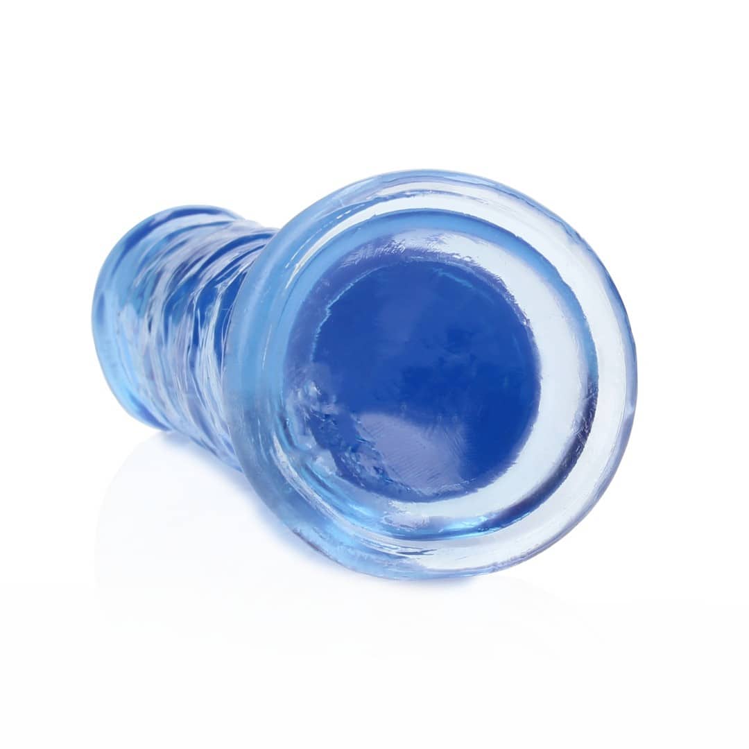 Dildo Straight Realistic Crystal Clear 7 /18 Cm Azul Realrock - Image 5