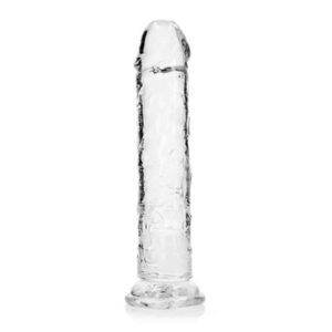 Dildo Straight Realistic Crystal Clear 9 /23 Cm Transparente Realrock