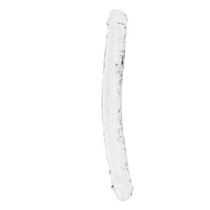 Dildo Duplo Crystal Clear 13 /34 Cm Transparente Realrock