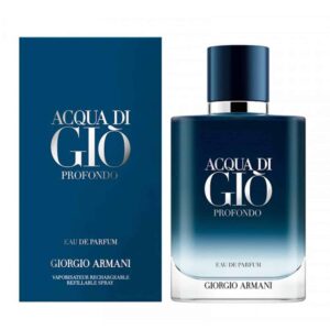 Frasco Armani Acqua di Giò Profondo Eau de Parfum 100 ml azul marinho