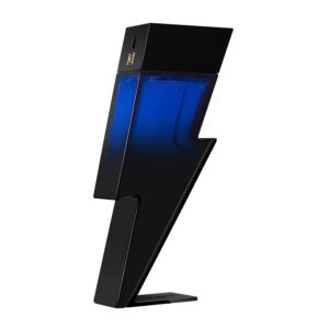 Frasco Carolina Herrera Bad Boy Cobalt Elixir Eau de Parfum 150 ml azul e dourado