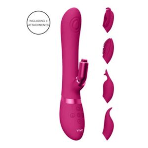 Vibrador Etsu Pulse Wave G-Spot Rabbit Rosa Vive