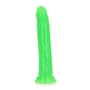 Dildo Slim Realistic Glow In The Dark 9'' / 22,5 Cm Realrock