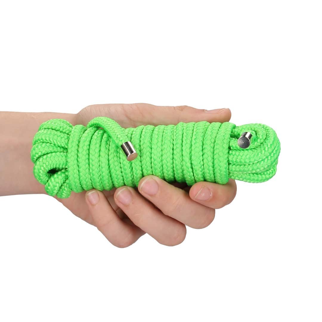 Corda Bondage Fluorescente Glow In The Dark 16.4 Ft /5 M Ouch! - Image 5