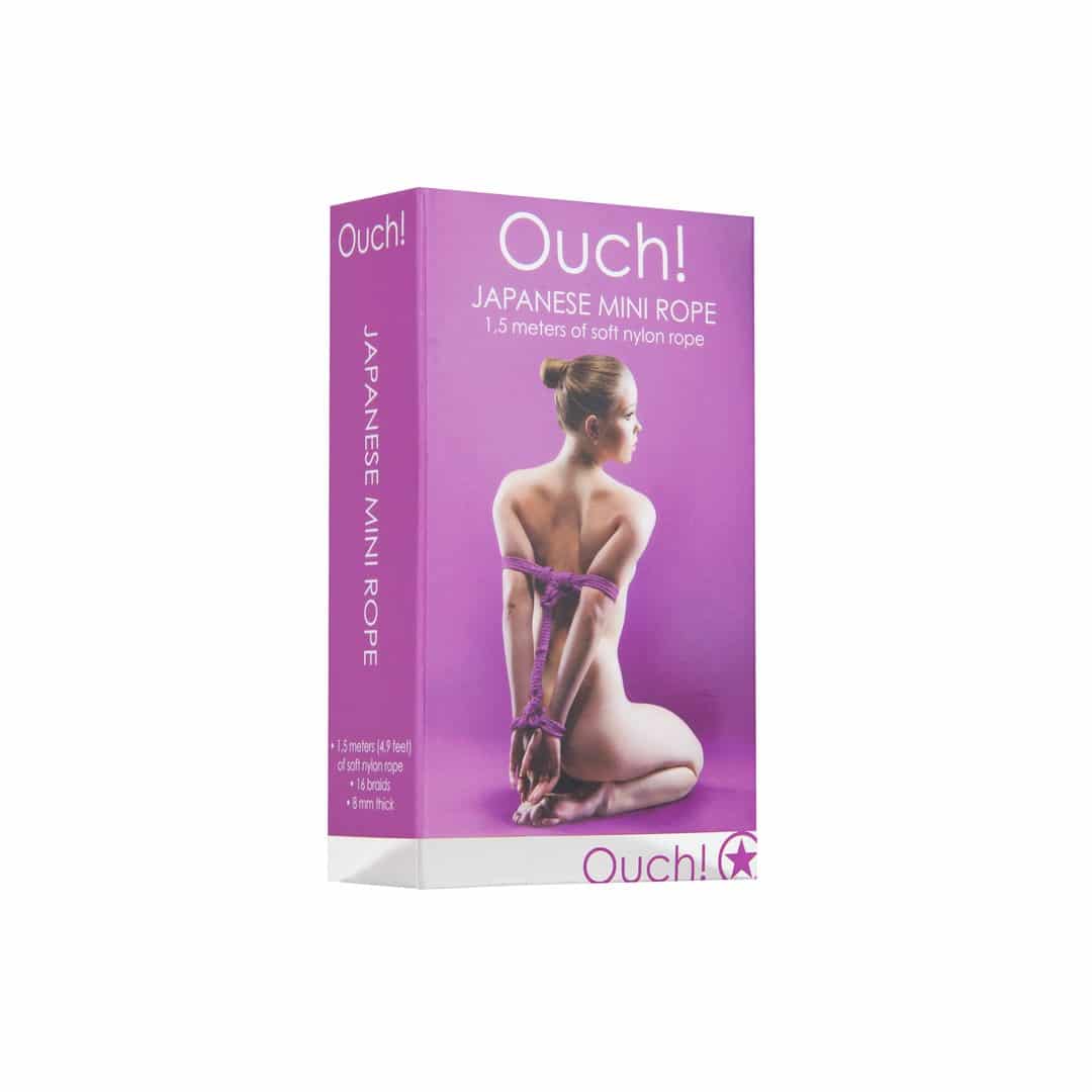 Mini Corda Japanese 4.9 Ft/ 1,5 M Roxa Ouch! - Image 2
