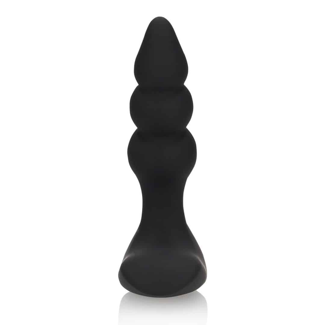 Plug Anal Com Vibração E Comando Beaded Licorice Black Loveline - Image 6
