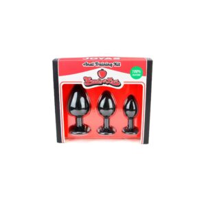 Conjunto De Joias Para Treino Anal Preto Candy Lust
