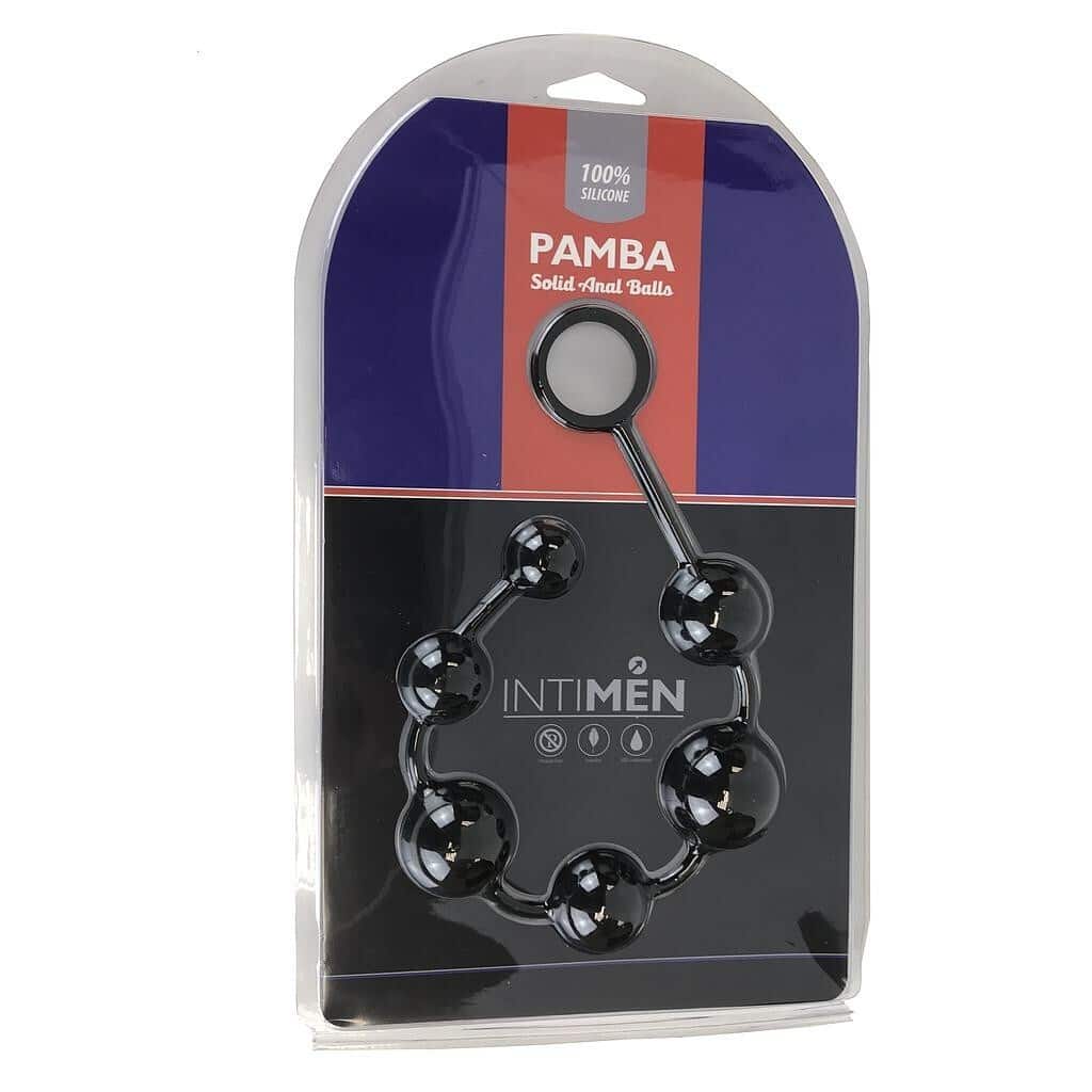 Tira De 6 Pérolas Anais Pamba Preto Intimen - Image 2
