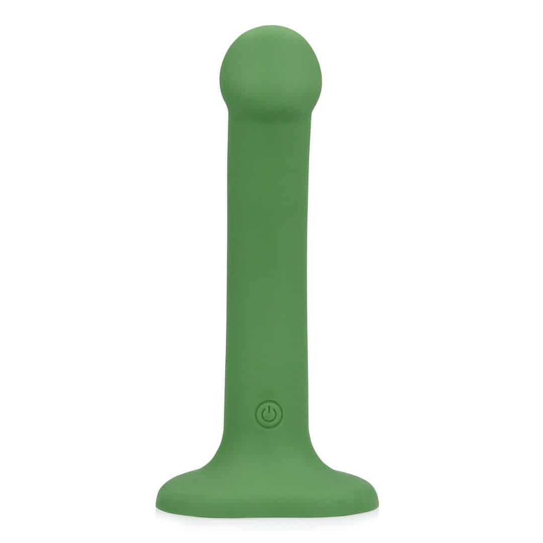 Vibrador Non-Phallic Vibrating Dildo Pequeno Forest Green Loveline