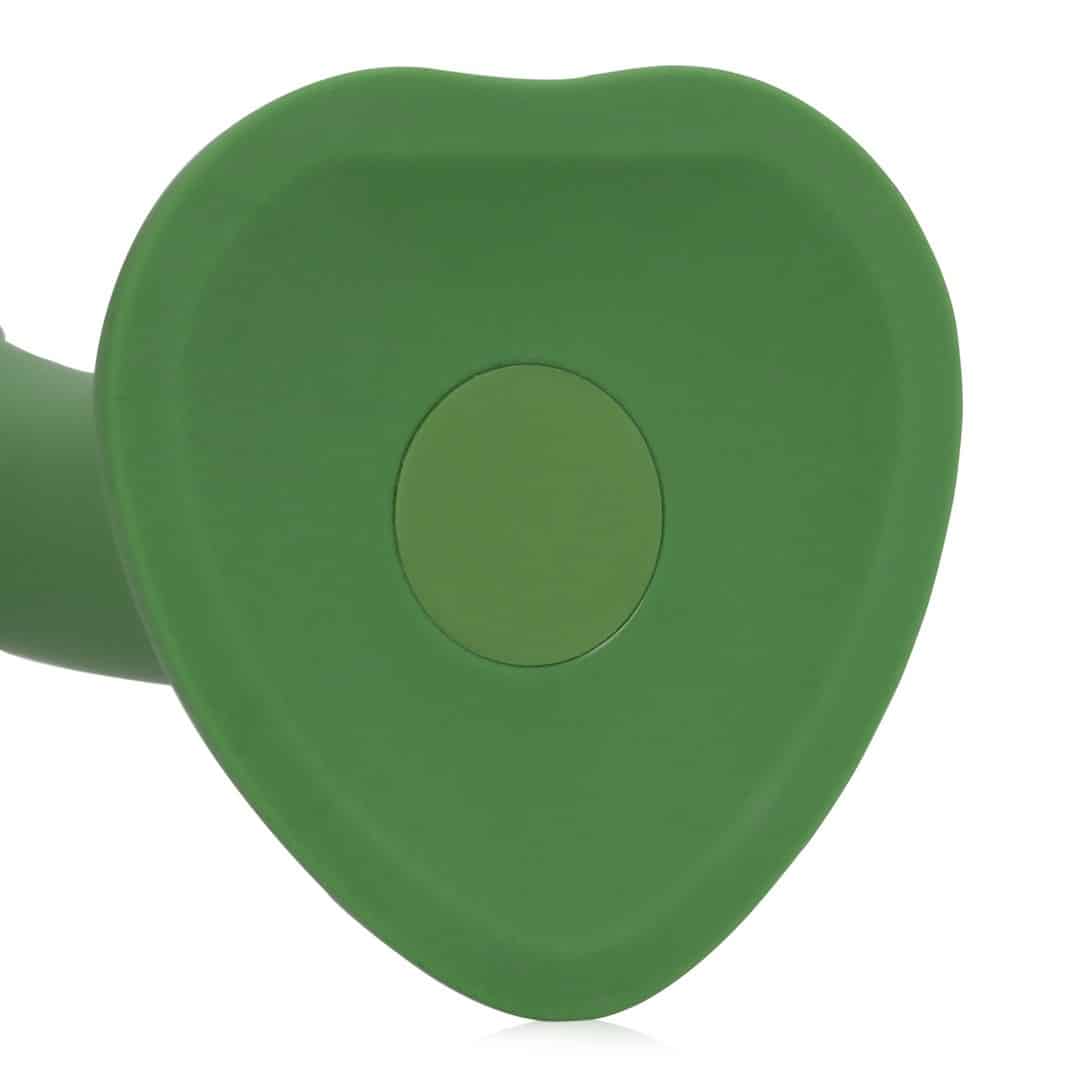 Vibrador Non-Phallic Vibrating Dildo Pequeno Forest Green Loveline - Image 5