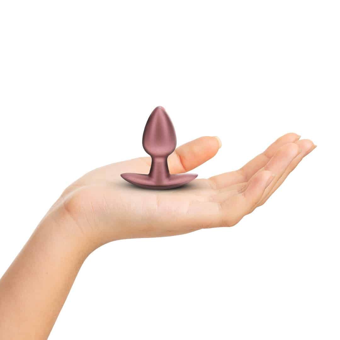Plug Anal Smooth Silicone Small 2.6 /6,5 Cm Rose Gold Ouch! - Image 4