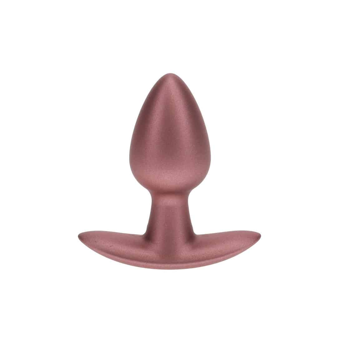 Plug Anal Smooth Silicone Small 2.6 /6,5 Cm Rose Gold Ouch!