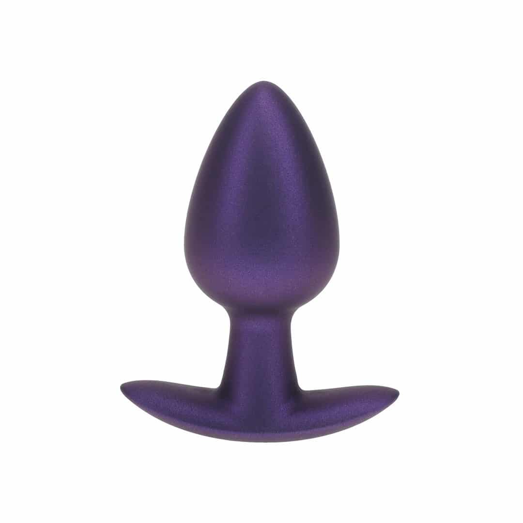 Plug Anal Smooth Silicone Medium 3,1 /7,9 Cm Metallic Purple Ouch!