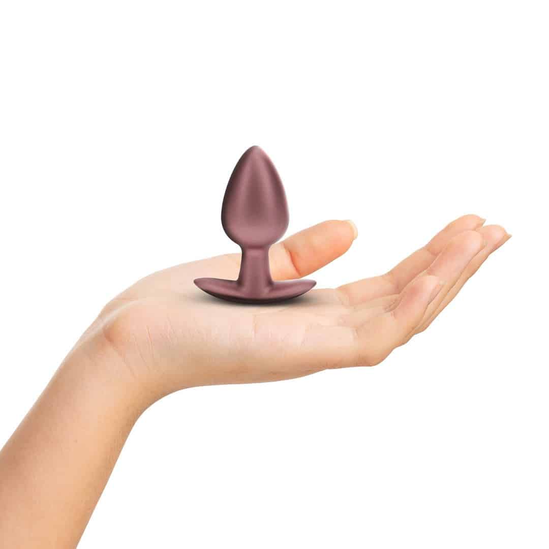 Plug Anal Smooth Silicone Medium 3,1 /7,9 Cm Rose Gold Ouch! - Image 4