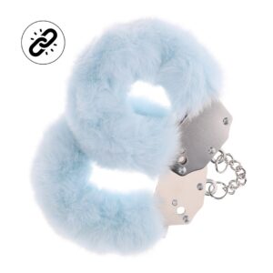 Algemas Com Pelúcia Heavy-Duty Fluffy Powder Blue Ouch!