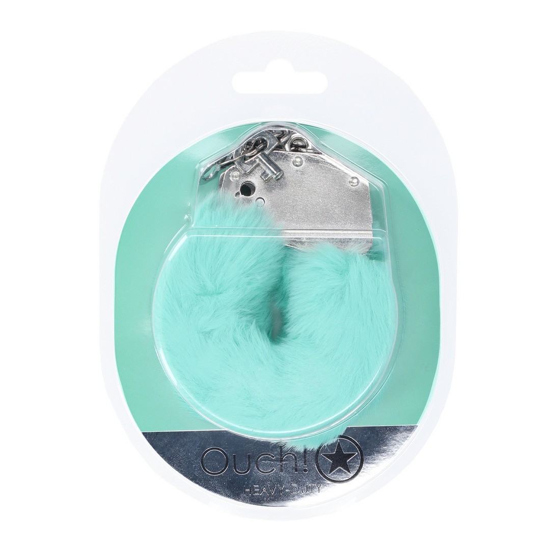 Algemas Com Pelúcia Heavy-Duty Fluffy Powder Green Ouch! - Image 2