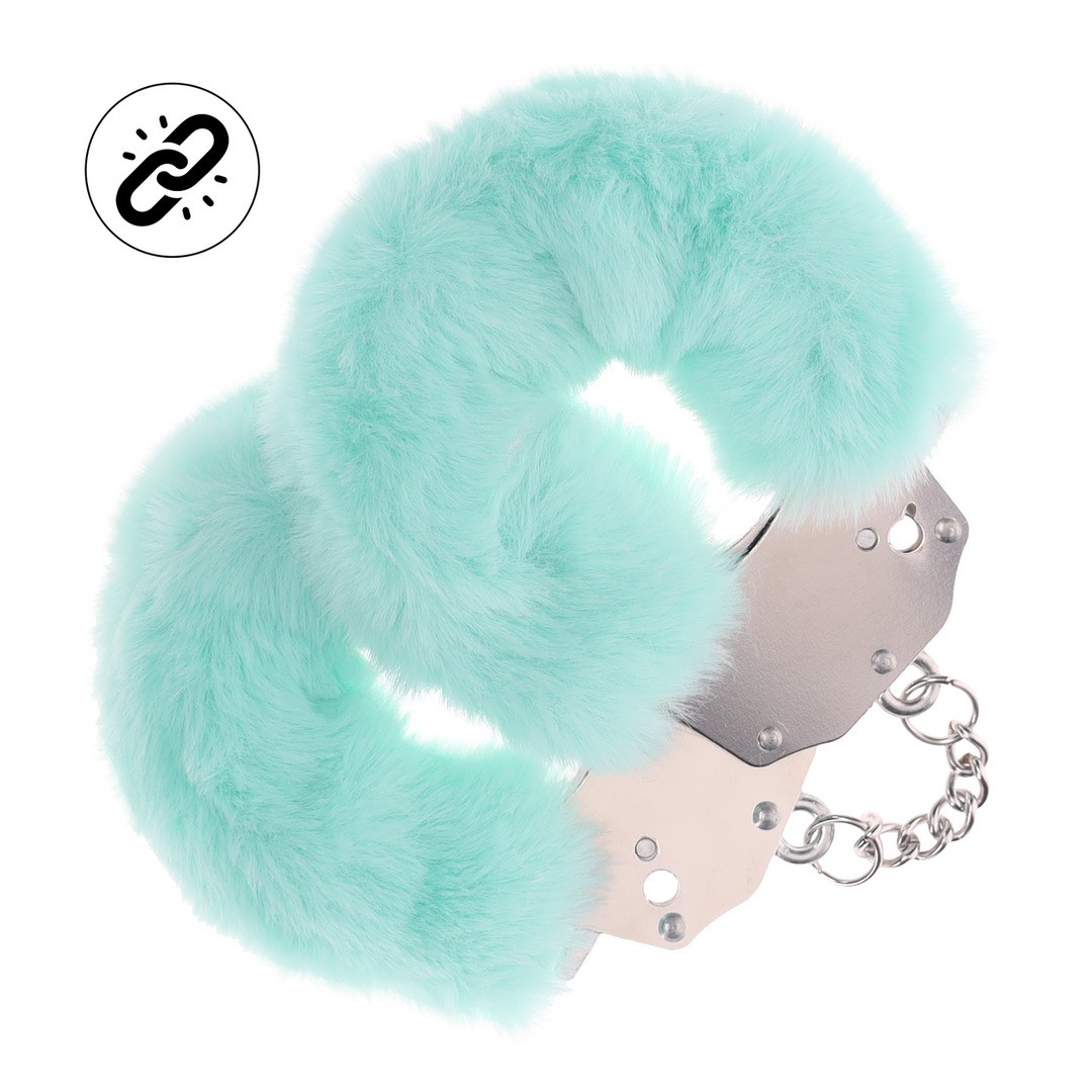 Algemas Com Pelúcia Heavy-Duty Fluffy Powder Green Ouch!