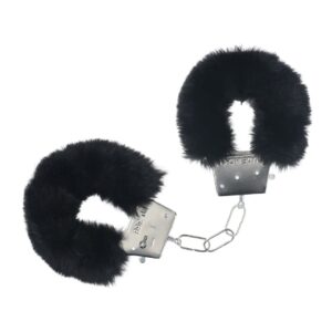 Algemas Com Peluche Classic Fluffy Preto Ouch!