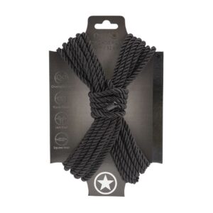 Corda De Poliéster Para Bondage 32.8 Ft / 10 M Preta Ouch!