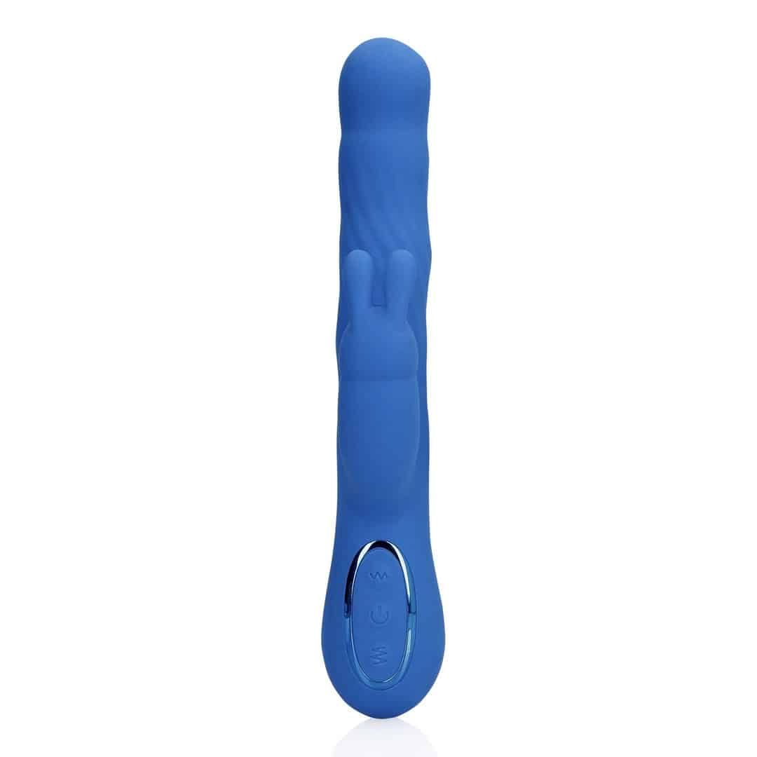 Vibrador Wiggle Rabbit Jetset Blue Loveline - Image 4