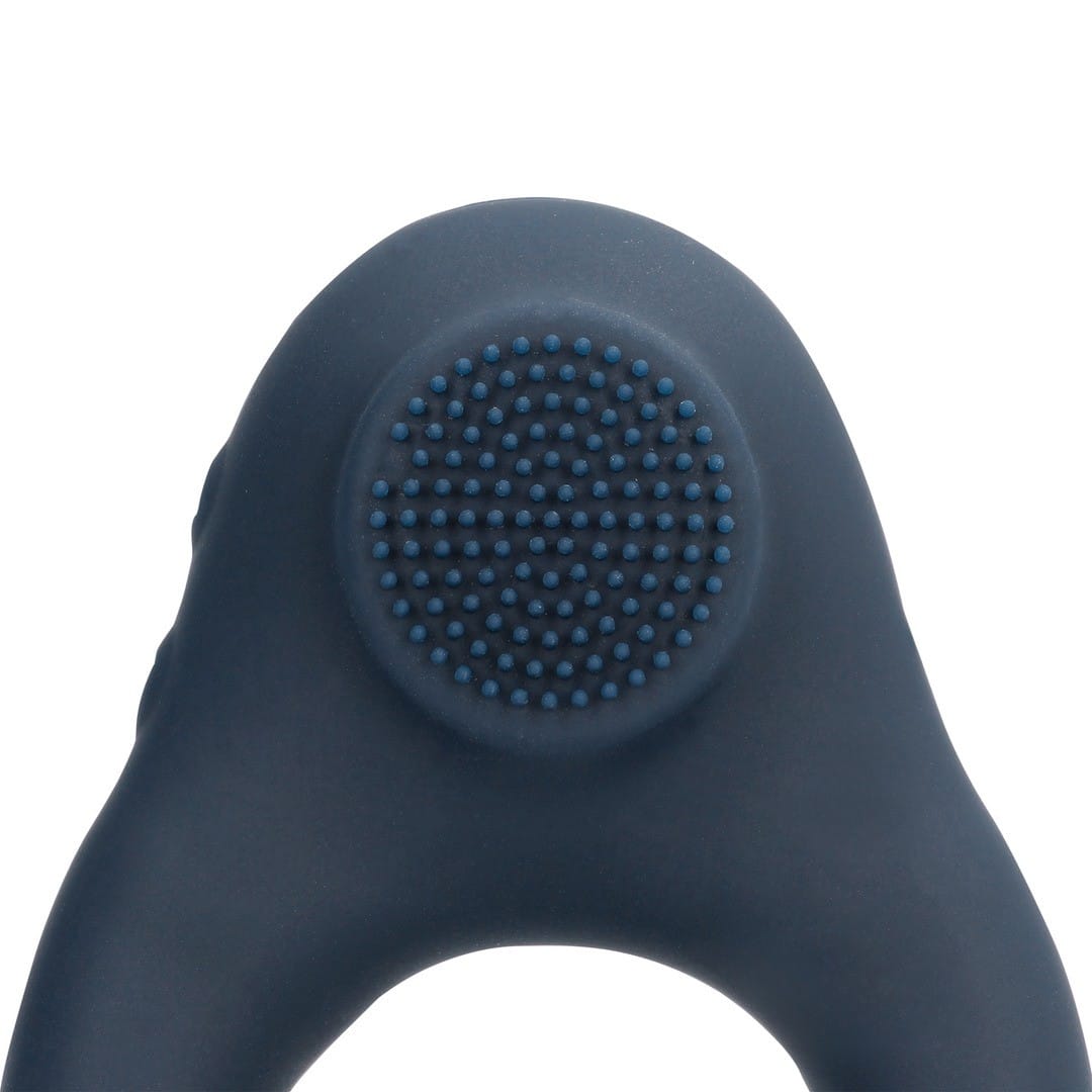 Anel Vibratório Com Estimulação Clitoriana Azul Índigo Loveline - Image 6
