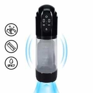 Bomba Masturbadora Automática Technothrust Preta Pumped