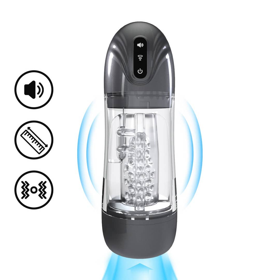 Bomba De Masturbação Com Sucção E Vibração Sonicpull Multimedia Enhanced Gun Metal Pumped