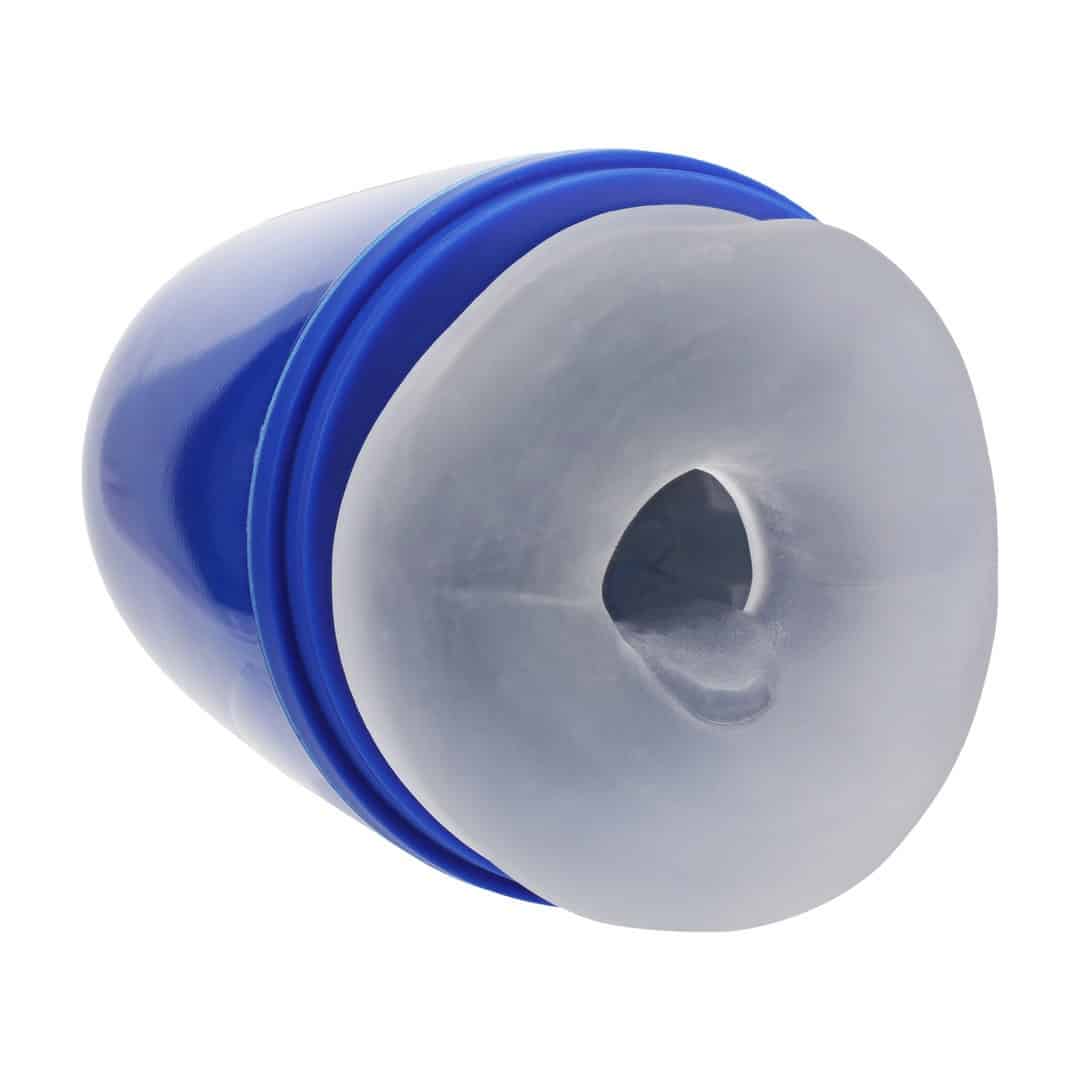 Masturbador De Sucção De Pressão Negativa Com Vibração Pulsar Metallic Blue Pumped - Image 3