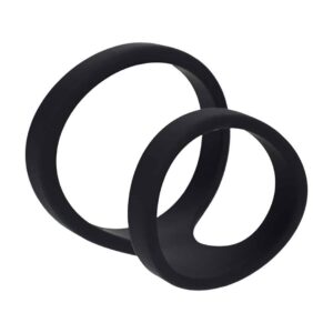 Anel Para O Pénis 2 Loop Preto Levelz