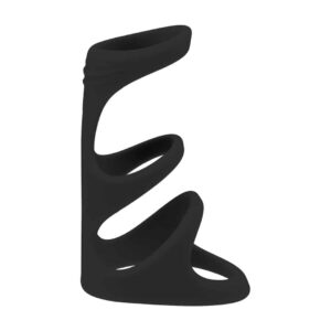 Anel Para O Pénis 3 Loop Preto Levelz