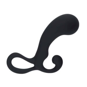 Estimulador De Próstata Em Silicone Com Bolbo E Alça M Preto Levelz