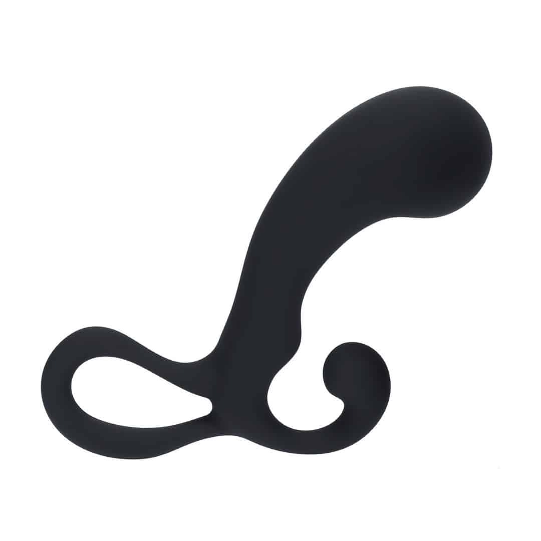 Estimulador De Próstata Em Silicone Com Bolbo E Alça M Preto Levelz