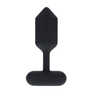 Plug Anal De Silicona Com Vibração Hexagonal M Preto Levelz