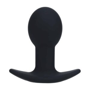 Plug Anal Em Silicone Com Vibração Single Bulb Preto Levelz
