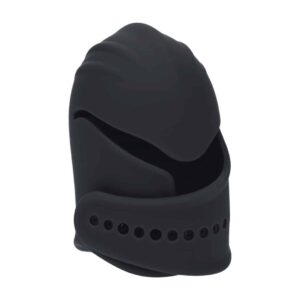 Estimulador De Glande Ajustável Em Silicone Com Vibração Preto Levelz