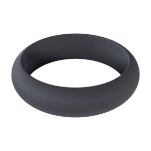 Anel Para O Pénis Em Silicone Wide O S 30Mm Preto Levelz