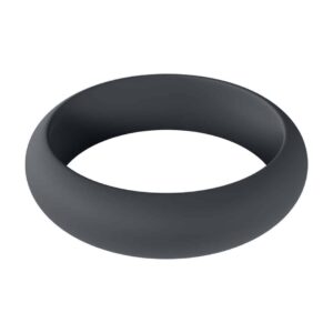Anel Para O Pénis Em Silicone Wide O M 35Mm Preto Levelz