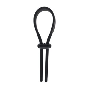 Anel Ajustável Para O Pénis Em Silicone 5Mm Preto Levelz