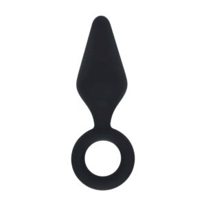 Plug Anal De Silicone S Preto Levelz