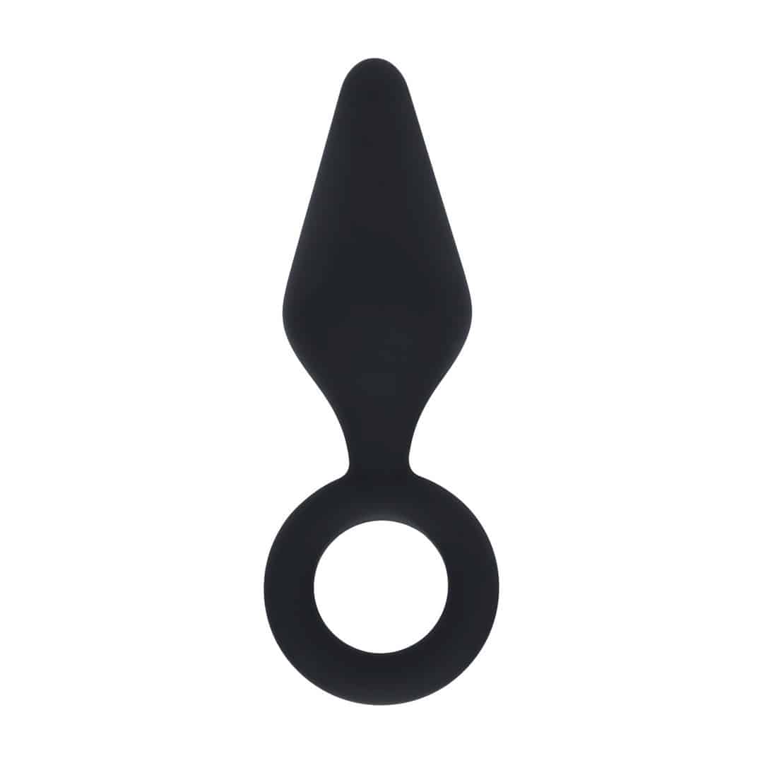 Plug Anal De Silicone S Preto Levelz