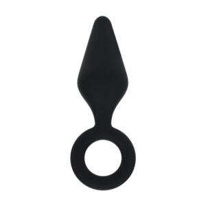 Plug Anal De Silicone L Preto Levelz