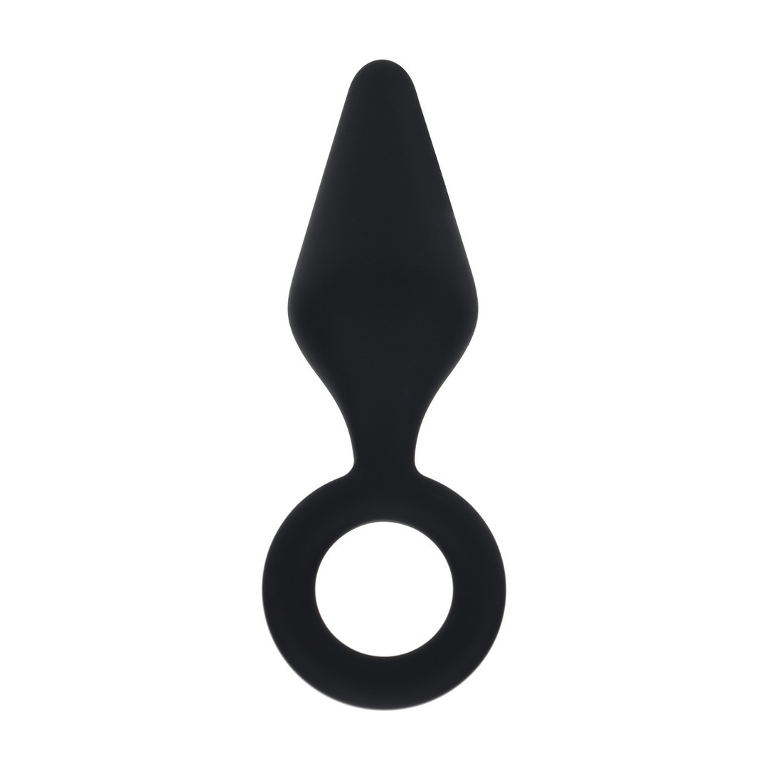 Plug Anal De Silicone L Preto Levelz