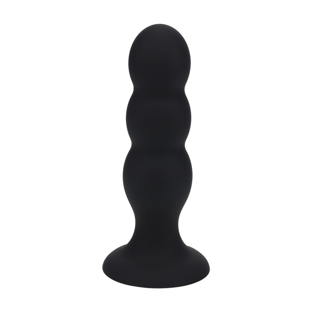 Plug Anal De Silicona Líquido Tri Rattle L Preto Levelz