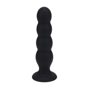 Plug Anal De Silicone Líquido Quad Rattle Xl Preto Levelz