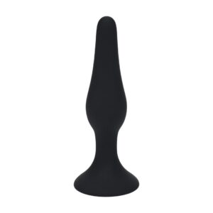 Plug Anal De Silicona Slim S Preto Levelz