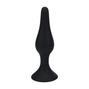Plug Anal De Silicona Slim Xl Preto Levelz