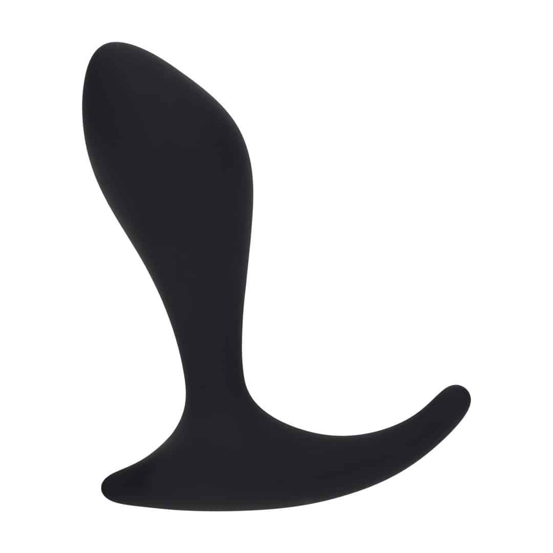 Estimulador De Próstata De Silicone Com Ondulação Preto Levelz
