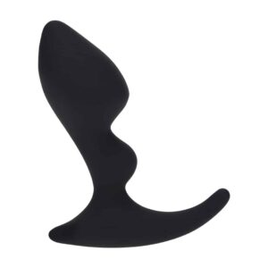 Estimulador De Próstata De Silicone Com Dupla Ondulação Preto Levelz